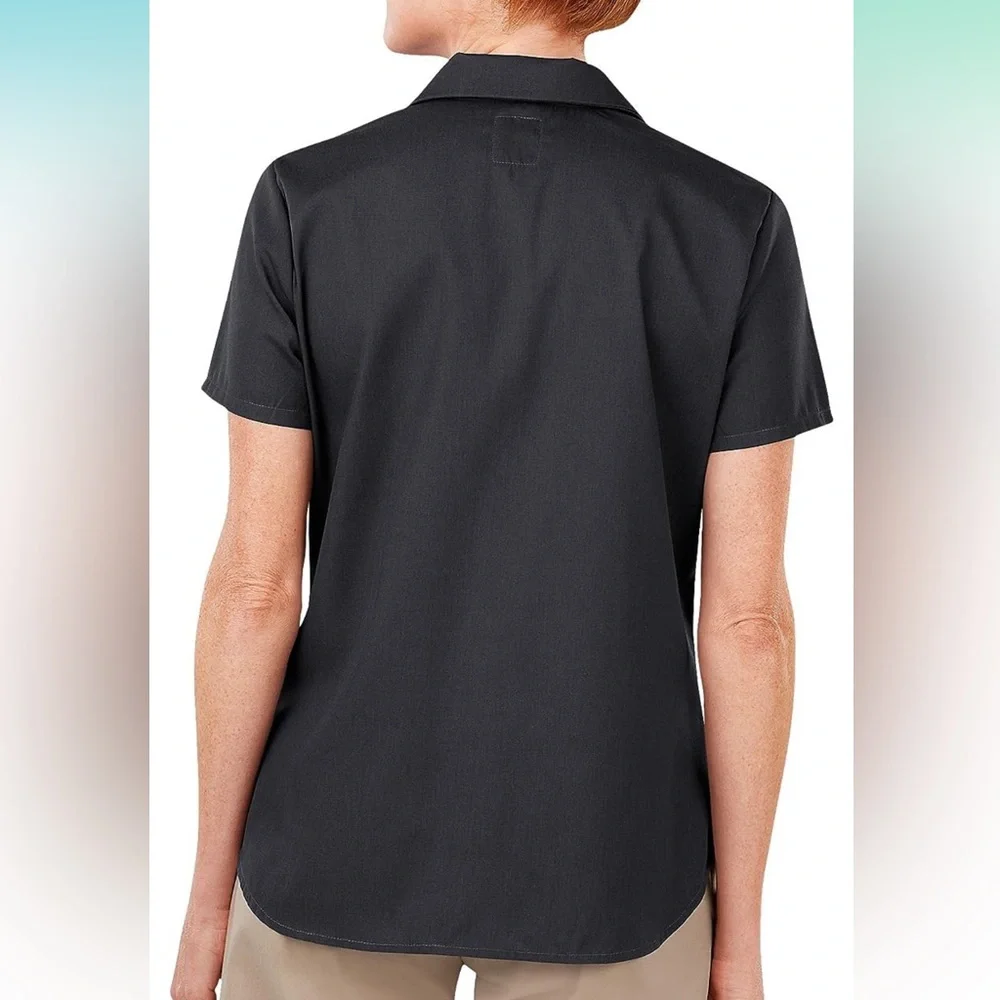 Dickies Short Sleeve Women’s Button up Shirt - Picture 2 of 2